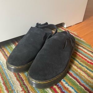 Dr. Martens Carlson Suede Casual Slingback Mule 10